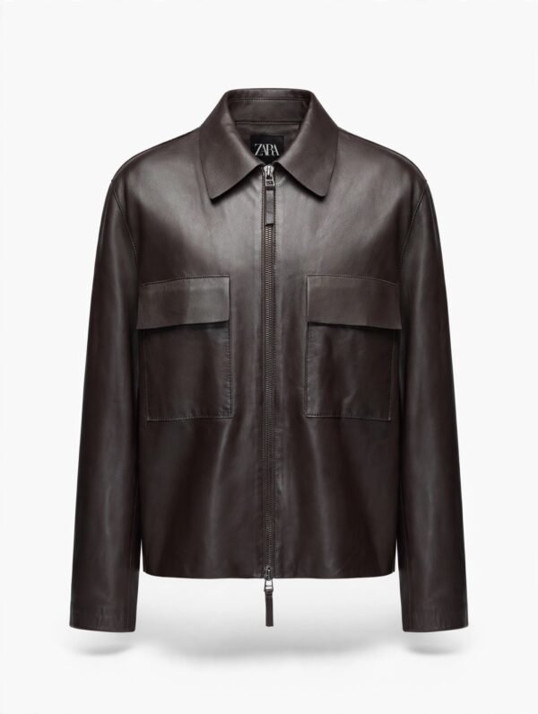 ZARA 100% LEATHER JACKET